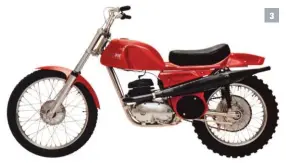  ??  ?? 3. En 1972, la Rickman-Métisse de motocross est animée par un moteur Montesa.