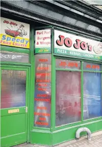  ??  ?? Jo Jo’s takeaway on Burnley Road East in Waterfoot