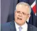  ??  ?? Scott Morrison faces the difficult task of uniting his warring Liberal party