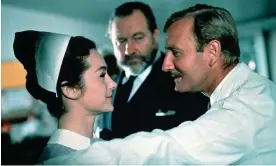  ?? Clover. Photograph: Rex/Shuttersto­ck ?? ‘Well, hell-o’ … Phillips with Shirley Anne Field and James Robertson Justice in Doctor in