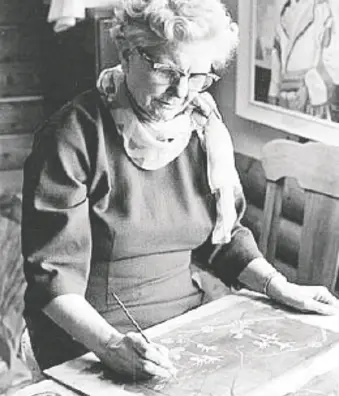  ??  ?? Artist Annora Brown was a Canadian artist and author of 1954’s Old Man’s Garden.