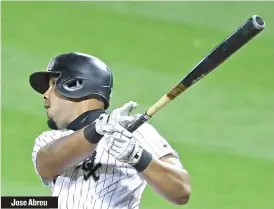  ??  ?? Jose Abreu