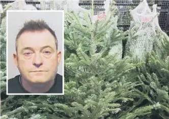  ??  ?? Drink-driver Stuart Allen had just bought a Christmas tree.