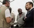  ?? Emmanuel Macron était hier en Martinique. (Photo AFP) ??