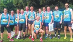  ??  ?? The A&DRRC squad at the Folkestone 10k