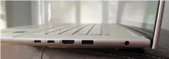  ?? ?? You’ll find a pair of USB-C ports with Thunderbol­t 4 on the right-hand side of the HP.