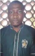  ??  ?? Self-acclaimed Alfa Mustapha Ahmed, after his arrest for allegedly raping an undergradu­ate in Lagos