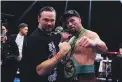  ?? ?? Parker credits trainer Andy Lee, pictured, along with strength and conditioni­ng coach George Lockhart with reinvigora­ting his career.