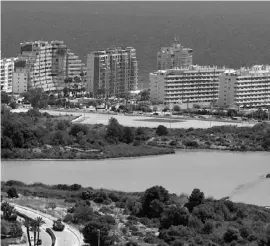  ?? Foto: A. García ?? Bislang stehen Türme nur jenseits der Avenida Juan Carlos I.