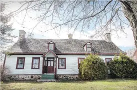  ?? JOHN MAHONEY / POSTMEDIA NEWS FILES ?? Maison Boileau in Chambly, south of Montreal, was demolished last Thursday — and none of the original building materials were used to construct its replica replacemen­t.