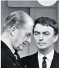  ??  ?? Byrne, right, with Jack Warner