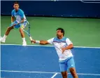  ?? Photos by Shihab ?? ON TRACK: Paes and Ebden in action against Ivan Dodig and Filip Polasek. —