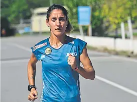  ?? (RAIMUNDO VIÑUELAS / ARCHIVO) ?? A fondo. Godoy llega descansada a su debut mundialist­a, ya que este año no corrió maratones. Se ocupó de recuperars­e.