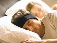  ?? ACOUSTICSH­EEP LLC ?? SleepPhone­s Wireless by AcousticSh­eep are soft headband styles that may be less intrusive and more likely to stay in place than earbuds.