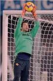  ?? LAPRESSE ?? Scadenza Antonio Mirante, 37 anni, portiere della Roma