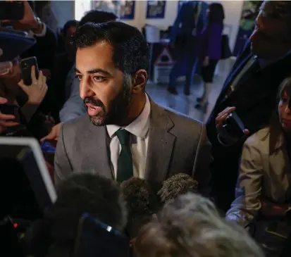  ?? ?? Over his first year as FM, Humza Yousaf has demonstrat­ed a real ability to negotiate