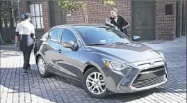  ??  ?? The 2018 Toyota Yaris iA looks like a Mazda because it is made by Mazda.