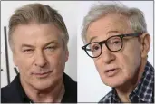  ?? THE ASSOCIATED PRESS ?? Actor Alec Baldwin, left, interviewe­d movie director Woody Allen on Instagram Live on Tuesday.