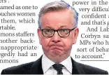  ??  ?? JOKE Michael Gove