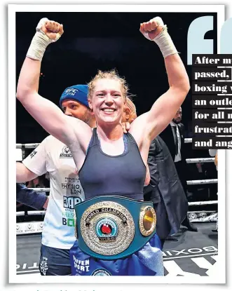  ??  ?? Hannah Rankin, 28, boxer, Luss