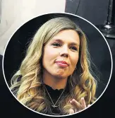  ??  ?? NEW LOVE Partner Carrie Symonds