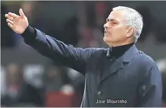  ??  ?? Jose Mourinho