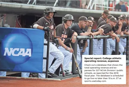  ?? 2013 FILE PHOTO BY JAMIE RHODES/USA TODAY SPORTS ?? Bowling Green’s baseball team made the NCAA playoffs in the 2013 season.