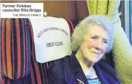  ??  ?? Former Kirklees councillor Rita Briggs
THE BRIGGS FAMILY