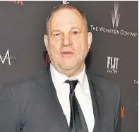  ??  ?? Harvey Weinstein ha sido acusado de abuso y acoso sexual por diversas mujeres.