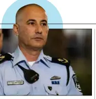  ?? ?? Left: Shireen Abu Akleh
Right: Deputy Police Commission­er Doron Turgeman