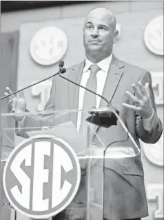  ?? / AP - John Bazemore ?? First-year Tennessee coach Jeremy Pruitt, who spent eight seasons as an Alabama assistant, became the latest extension of Nick Saban’s coaching tree when he took the Vols’ reins.