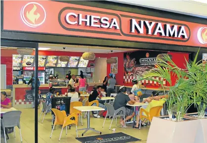  ??  ?? HEARTBURN: Having expanded to 304 outlets since it launched four years ago, Chesa Nyama might now be suffering from bloat