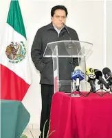  ?? /ANTONIO MELÉNDEZ ?? El fiscal Gerardo Márquez confirmó la detención