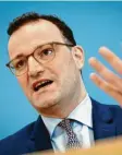  ?? Foto: Kay Nietfeld, dpa ?? Jens Spahn (CDU) will, dass die Länder schneller impfen.