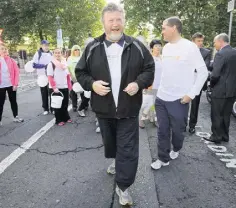  ??  ?? BATTLE: Health Minister James Reilly is reportedly exercising twice a day