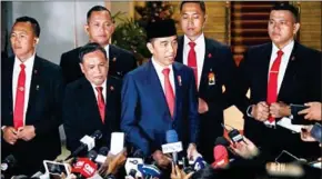  ?? BAY ISMOYO/AFP ?? Indonesian President Joko 'Jokowi' Widodo has just kicked off his second term and is looking to boost the economy.