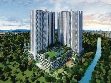  ?? IJM PIC ?? IJM Land Bhd offered a wide range of projects and new launches ranging from high-rise and landed residentia­l to affordable homes, integrated developmen­ts and townships.