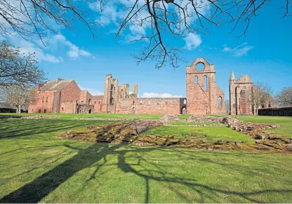  ??  ?? Arbroath Abbey is among many Scottish historic sites which are set to reopen from August.