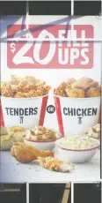  ?? LUKE SHARRETT / BLOOMBERG FILES ?? KFC owner Yum! Brands is anticipati­ng demand for faux chicken, including its
famous fried chicken.