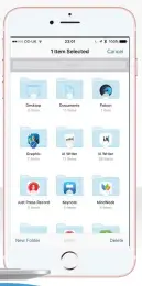  ??  ?? Many apps save directly to their own folder in iCloud Drive. Those folders can be easily accessed using the iCloud Drive app on iOS, or by choosing Go > iCloud Drive in Finder on a Mac.