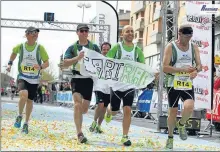  ??  ?? L'équipe CA BIRAC 1 au marathon de Montauban se classe 9ème sur 72 équipes