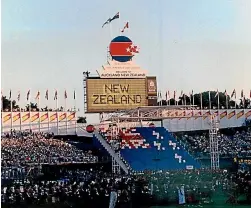  ?? STUFF ?? New Zealand made a strong impression when they last hosted the Commonweal­th Games in Auckland in 1990.