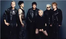  ?? Photograph: Danielle St. Laurent/PA ?? Blondie members (from left) Tommy Kessler, Matt Katz-Bohen, Clem Burke, Debbie Harry, Chris Stein and Leigh Foxx.