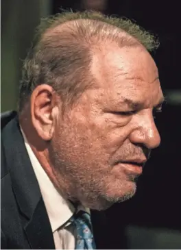  ?? SCOTT HEINS/GETTY IMAGES ?? Harvey Weinstein, convicted of sex crimes, will be sentenced in March.