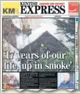  ??  ?? The front of last week’s Kentish Express