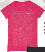  ??  ?? Dri-FIT stretch fabric means this top won’t ride up during workouts,
£55, xs-xl, Nike