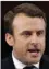  ??  ?? Macron