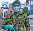  ??  ?? Sri Lanka imposed a nationwide curfew on March 20, which was lifted in some districts due to a less threat of the spread of the virus.