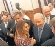  ?? EUROPA PRESS ?? Susana Díaz y Alfonso Guerra.