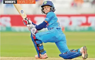  ??  ?? Opener Smriti Mandhana is enjoying the form of her life. — AP